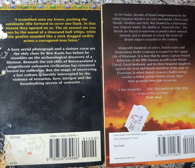 Wilbur Smith: The triumph of the sun, Monsoon, Birds of prey, The sunbird